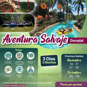 Aventura Salvaje en Doradal | 3 Días – 2 Noches