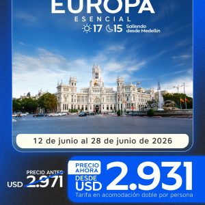 🌍 Europa Esencial | Circuito 17 Días / 15 Noches