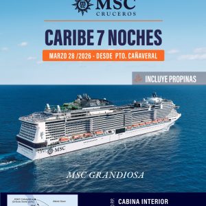 🛳️ Caribe 7 Noches – Crucero MSC Grandiosa