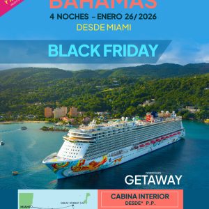 🛳️ Bahamas 4 Noches – Crucero Norwegian Getaway