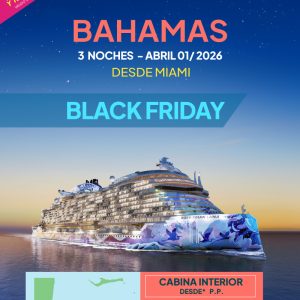 🛳️ Bahamas 3 Noches – Crucero Norwegian Luna